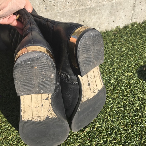 Vince Camuto Quilted Leather Boots - Picture 5 of 8